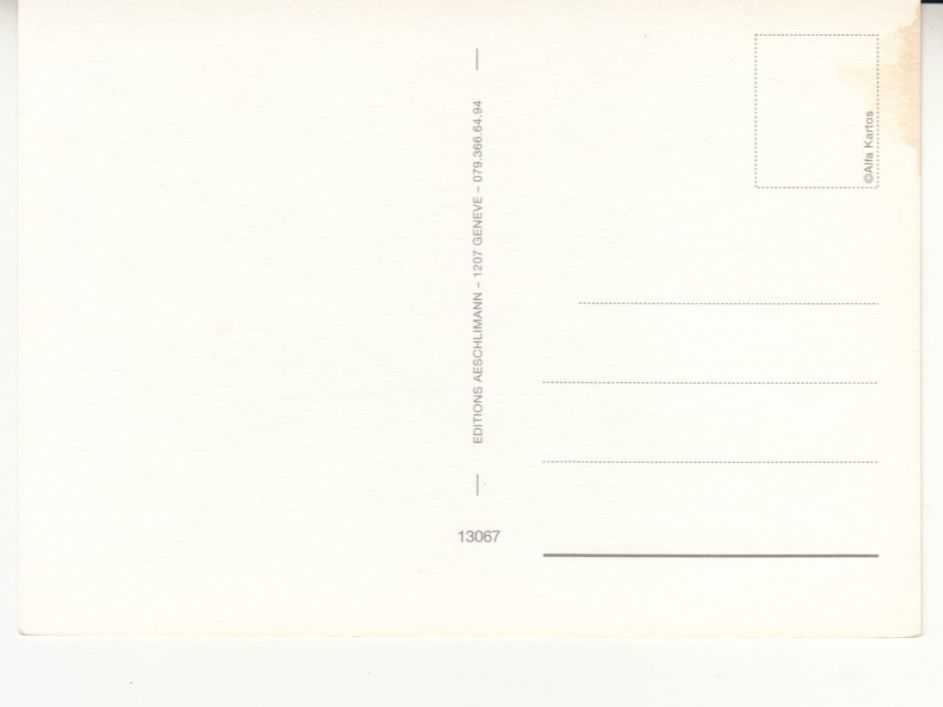 Cartoline postali: Genève ca. 1980 – Usato da Bürglen TG venduto da StampGraf 1