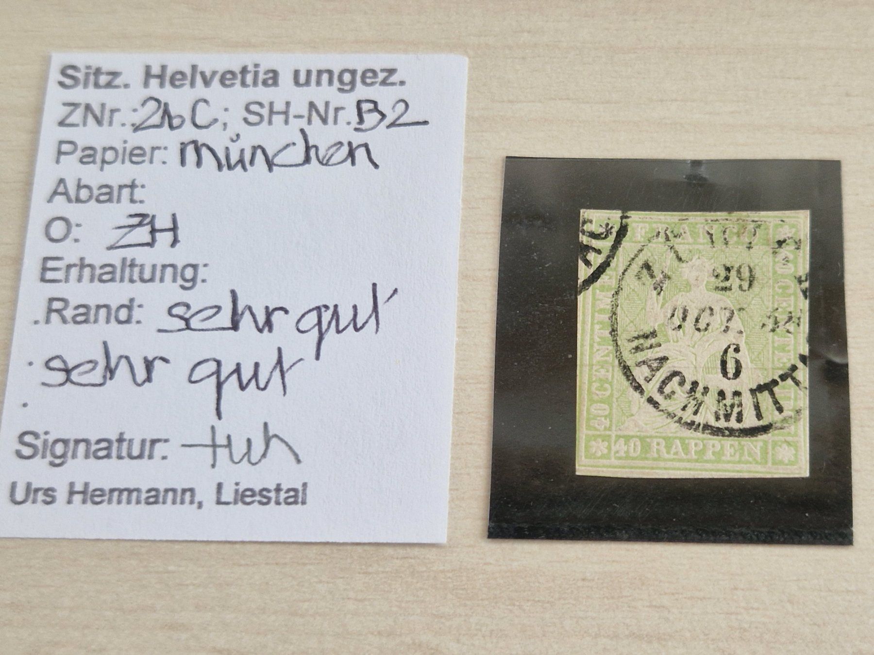 Tous les timbres: Strubel 26C, signiert, ab 1.- – D'occasion à Burgdorf par Glossy01