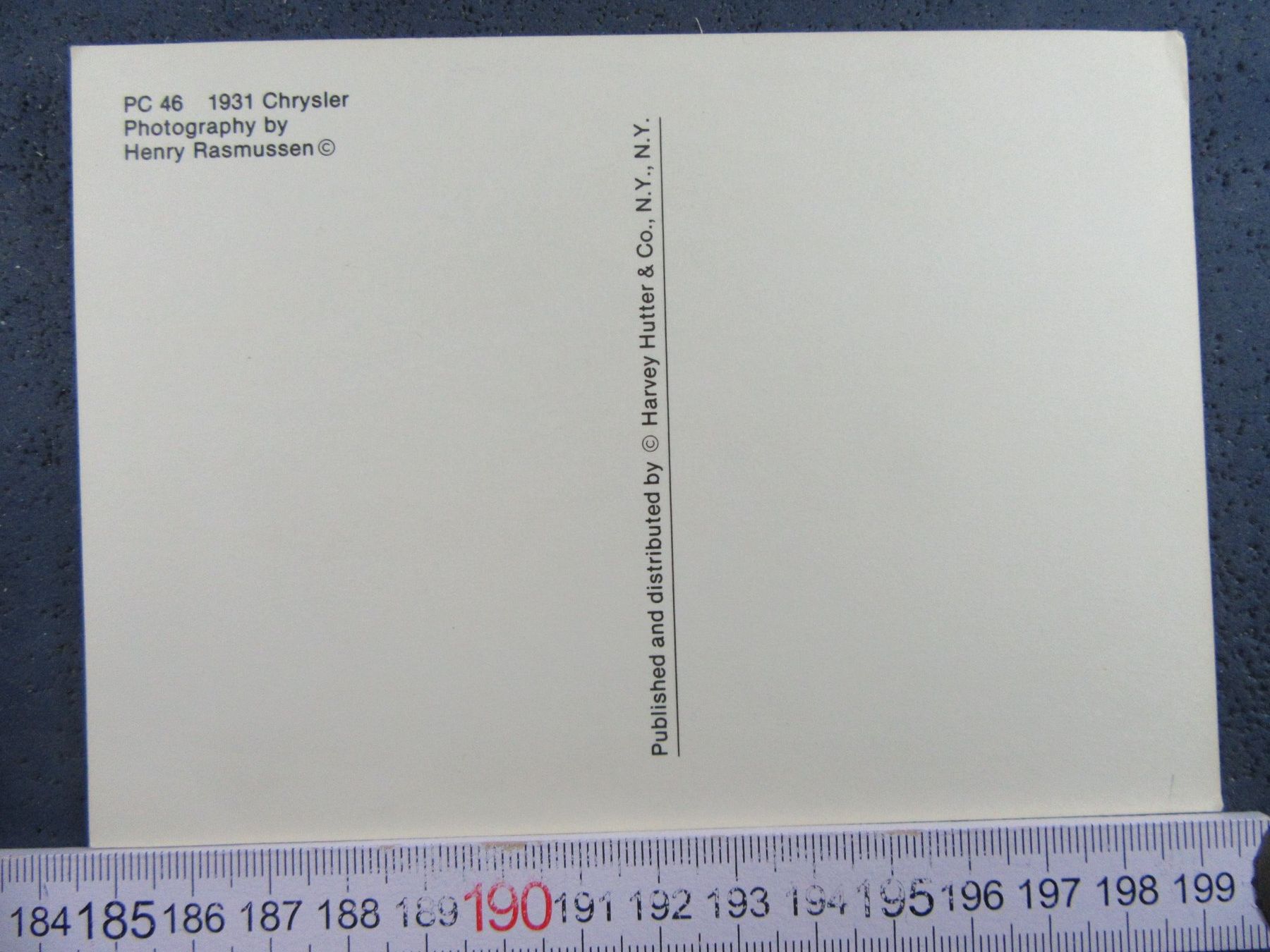 Cartoline postali: AUTO AK OLDTIMER CHRYSLER CABRIO 1931 – Usato da Ettingen venduto da Hausi4711 1