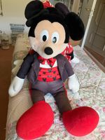 Grosse Minnie Maus Plüschtier, Top Zustand, Herbstdeko!