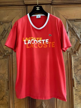 VINTAGE LACOSTE T-Shirt Gr. 6 / L  100% Baumwolle
