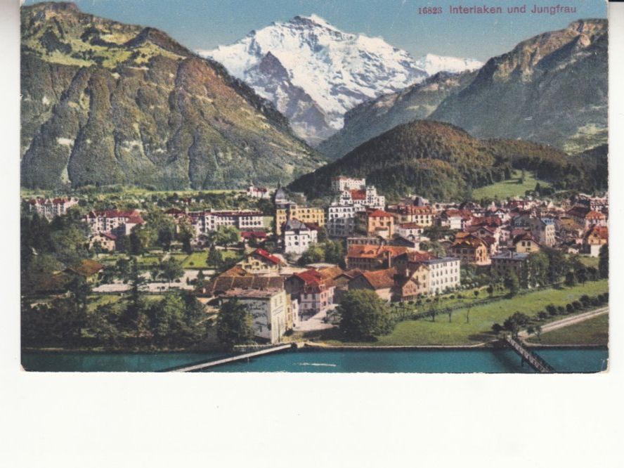 Cartoline postali: Interlaken 1921 – Usato da Bürglen TG venduto da StampGraf