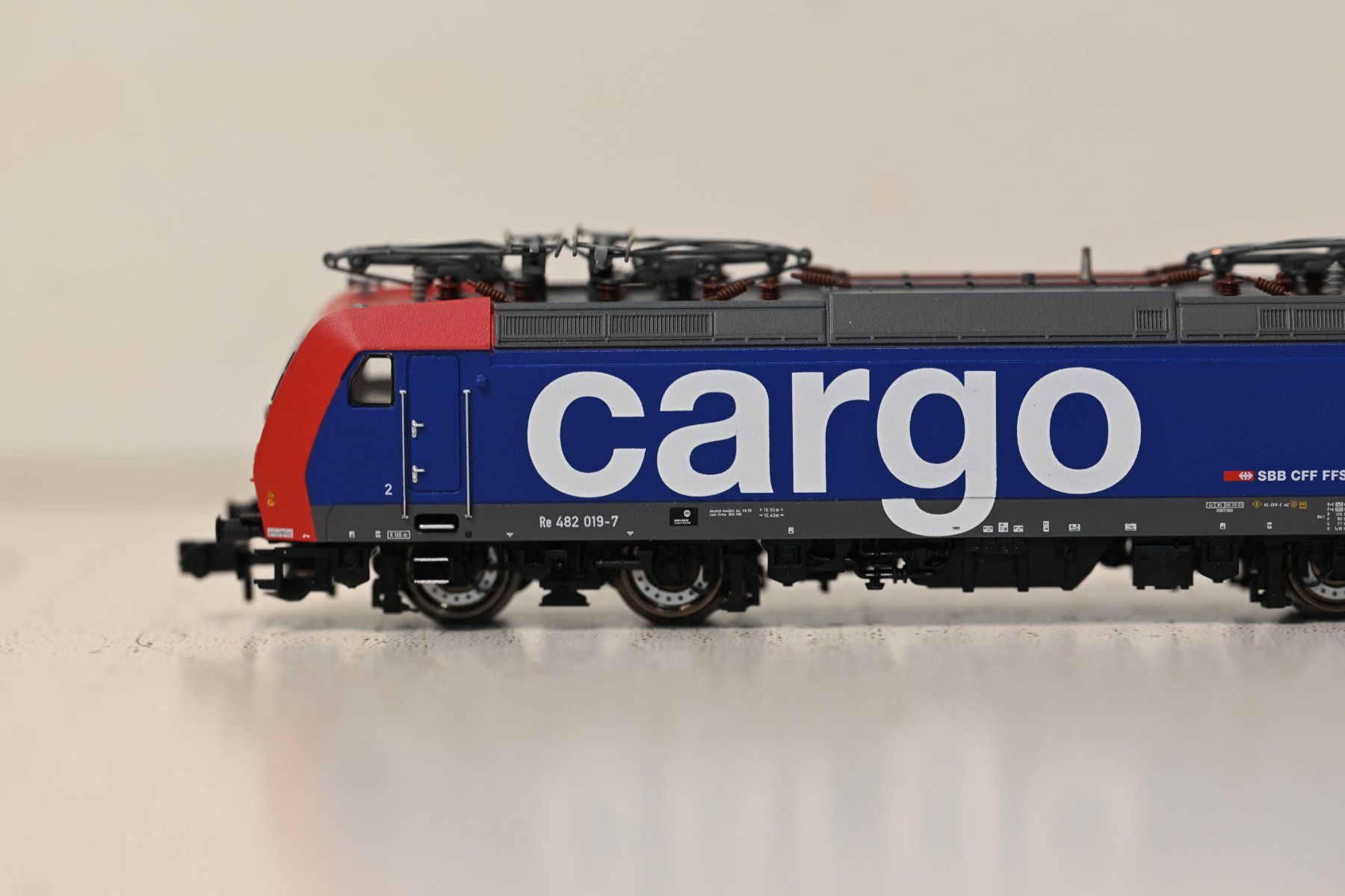 Fleischmann Modellini di ferrovie: BR 482 Cargo Fleischmann Spur N mit OVP , läuft – Usato da Laupen ZH venduto da Zmoewe 1