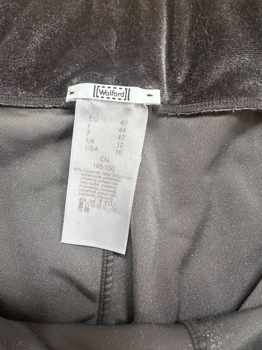 Wolford Leggings: Wolford Samt Leggings Grau 40 – Nuovo (secondo la descrizione) da Rheineck venduto da Evi170 1