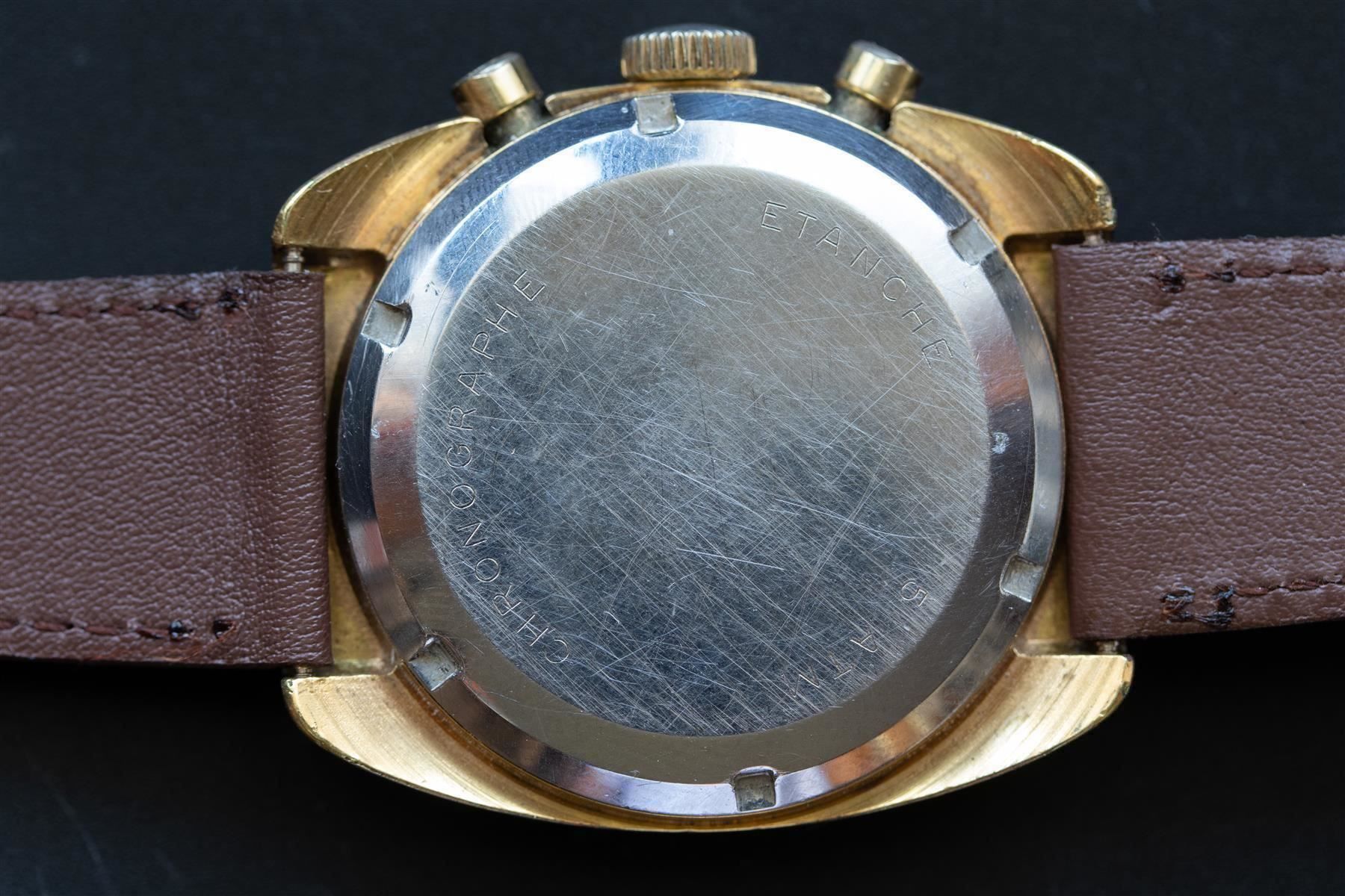 Valjoux Orologi: Sammelwürdiger Valjoux 7734  Chronograph Prototyp?  - 5L – Usato da Zürich venduto da papsas 6