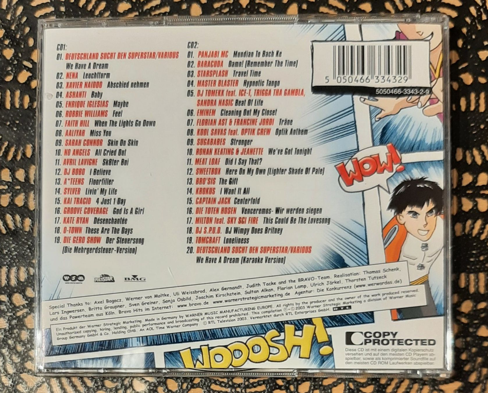 CDs: Bravo Hits 40, Doppel CD, 2003, Hit Compilation, Sampler – Gebraucht aus Amriswil von Celini3 1