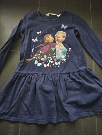 H&M Langarmkleid, Frozen, Gr. 104-110