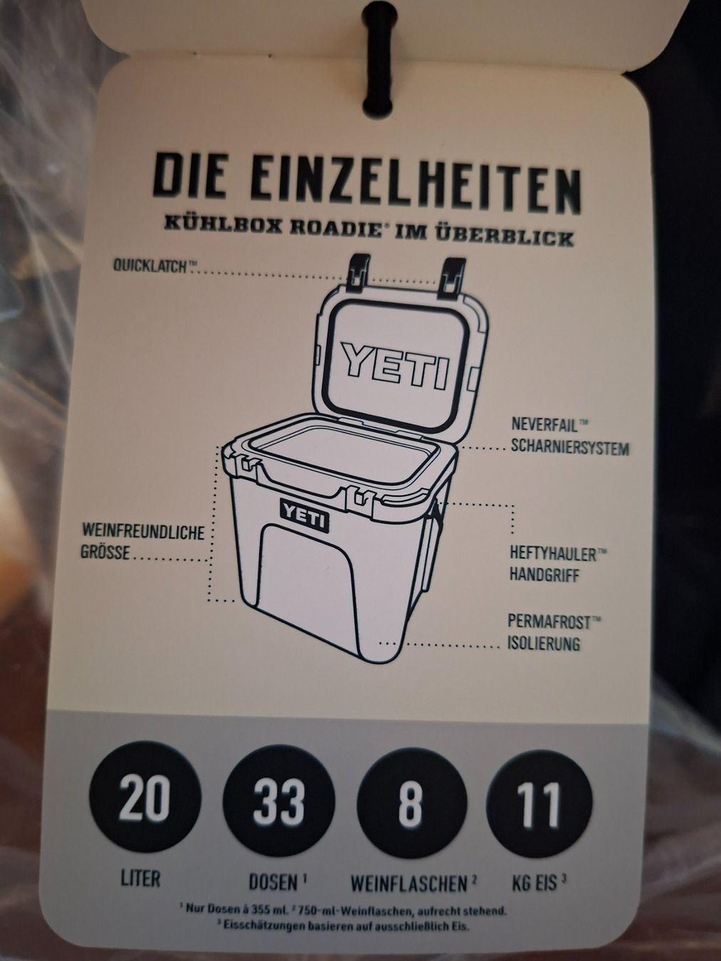 Frigoriferi & Refrigeratori: NEU Kühlbox Cooler 20 Liter YETI – Nuovo e nell'imballaggio originale da Schmerikon venduto da Ovi 7