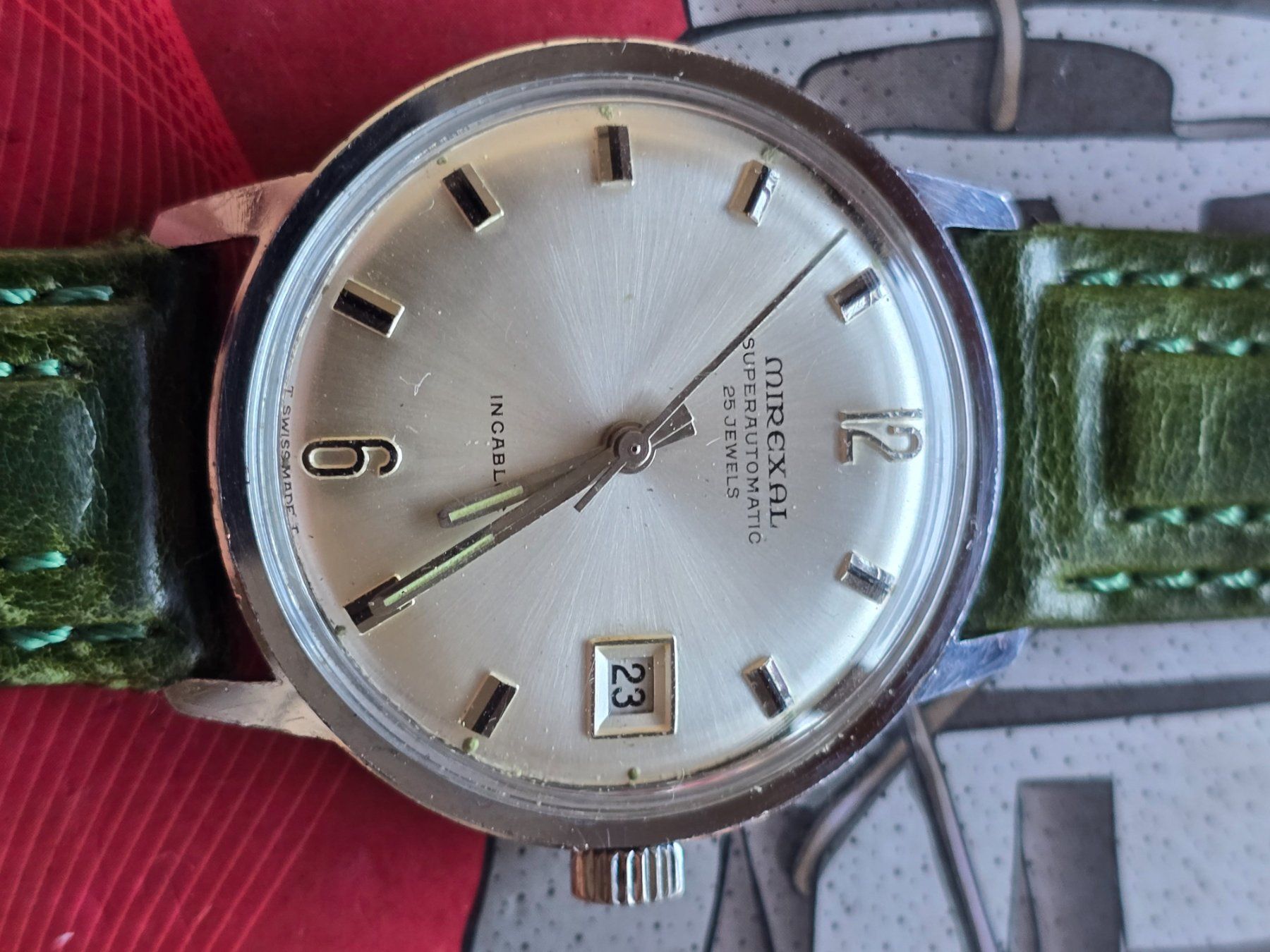 Mirexal Orologi: 551 Mirexal Superautomatic  Date 25 Jewels – Usato da Muri AG venduto da Corredor 1