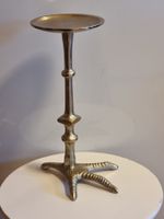 Vintage Kerzenständer Vogel Klaue Metall Hollywood Regency