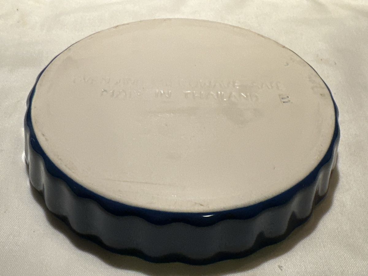 Backformen: Gebrauchte Quicheform, Durchmesser 20cm, Blau  – Gebraucht aus Zürich von Chaeffeler 1