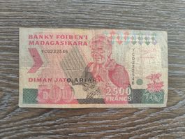 Madagaskar 2'500 Francs 1993 !!!!!!