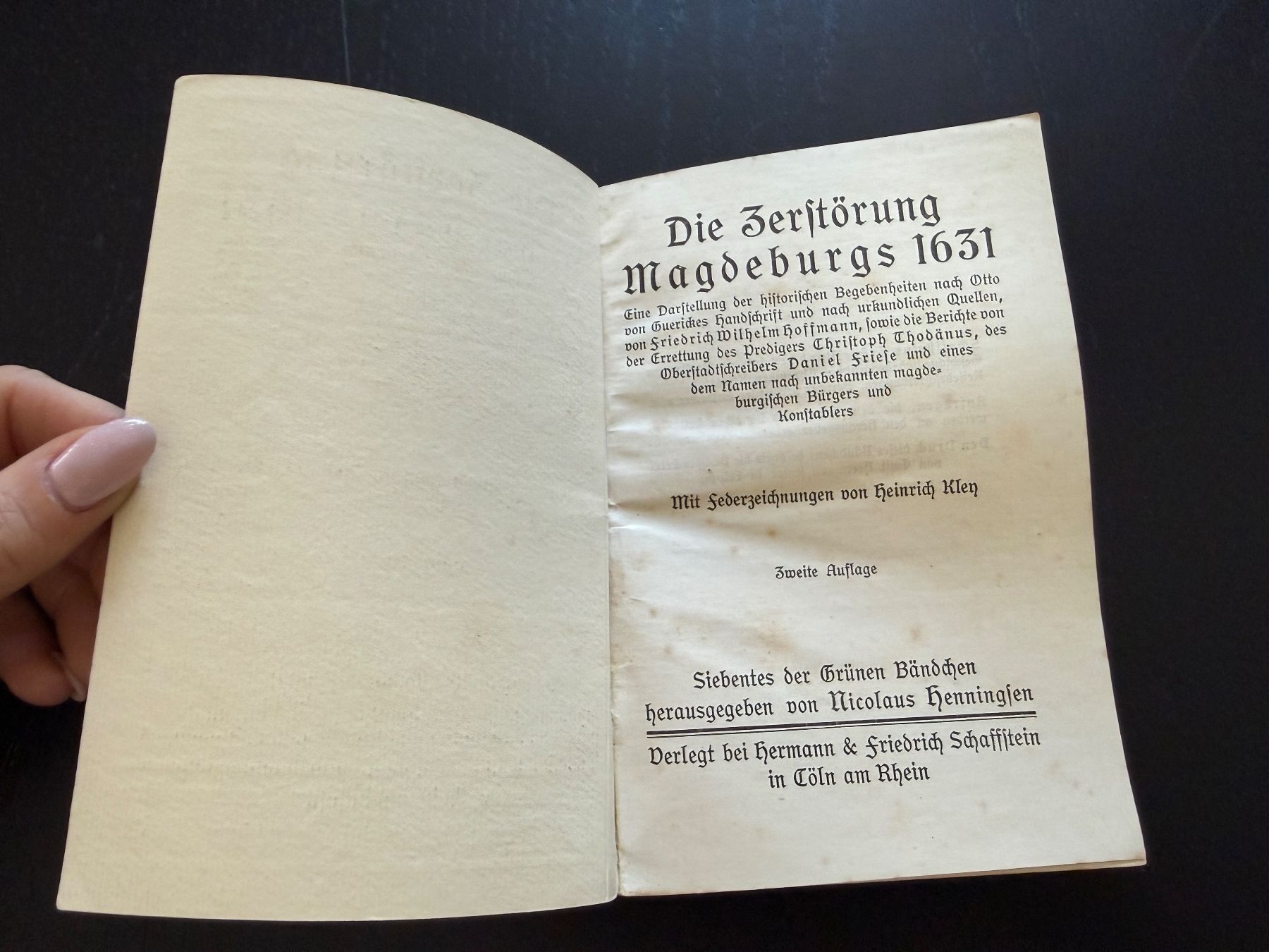 Libri: Die Zerstörung Magdeburgs 1631 – Usato da Erstfeld venduto da Uhu1980 1