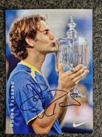 Roger Federer, Original Autogramm-Karte, 10.5 cm x 15 cm