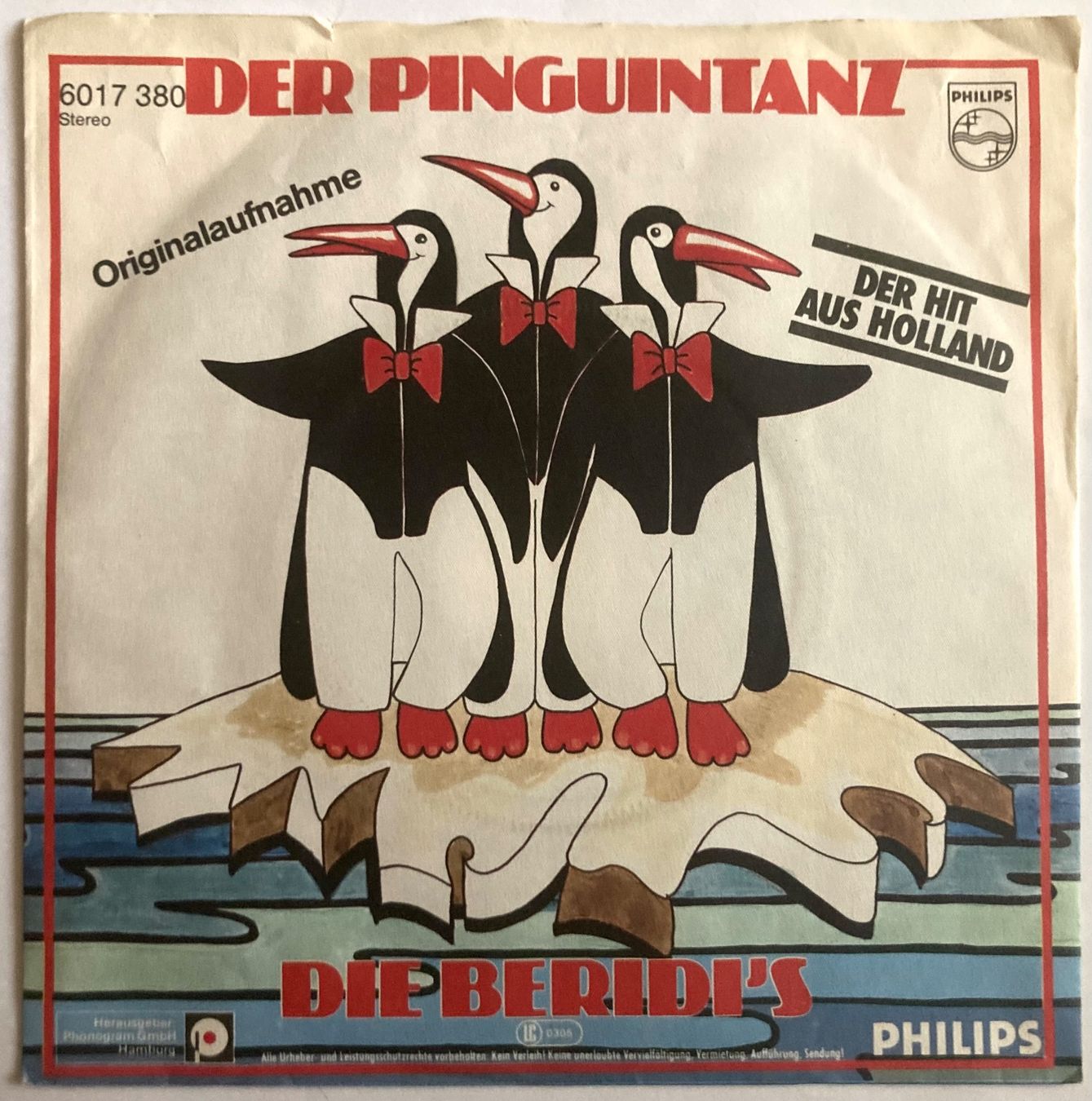 Schallplatten: DIE BERIDI'S - DE PINGUINTANZ – Gebraucht aus Poliez-Pittet von Newtown-Records