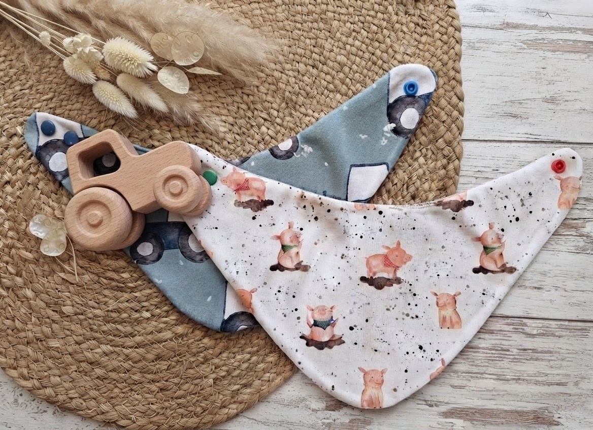 Repas pour bébés: Halstücher Doppelpack Bauernhof – Neuf avec emballage d'origine à Bänk (Dägerlen) par Quatschdachs