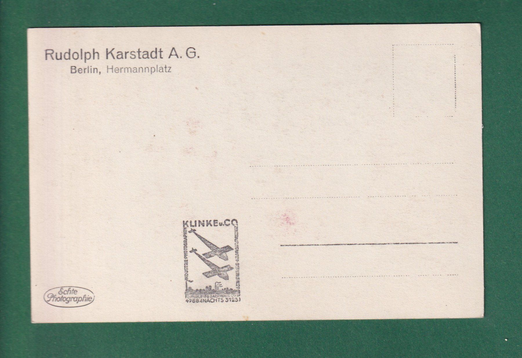 Ansichtskarten: BERLIN - Hermannplatz - Flugaufnahme – Gebraucht aus Pully von nicecards-shop 1