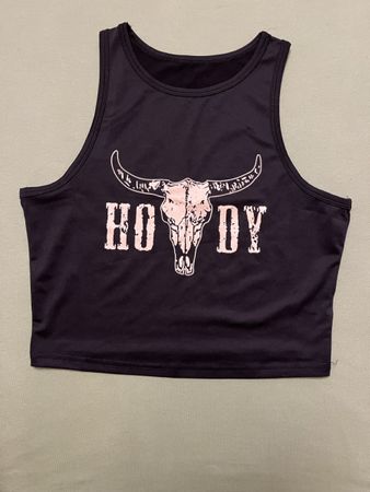 Damen Crop Top schwarz Grösse S ungetragen