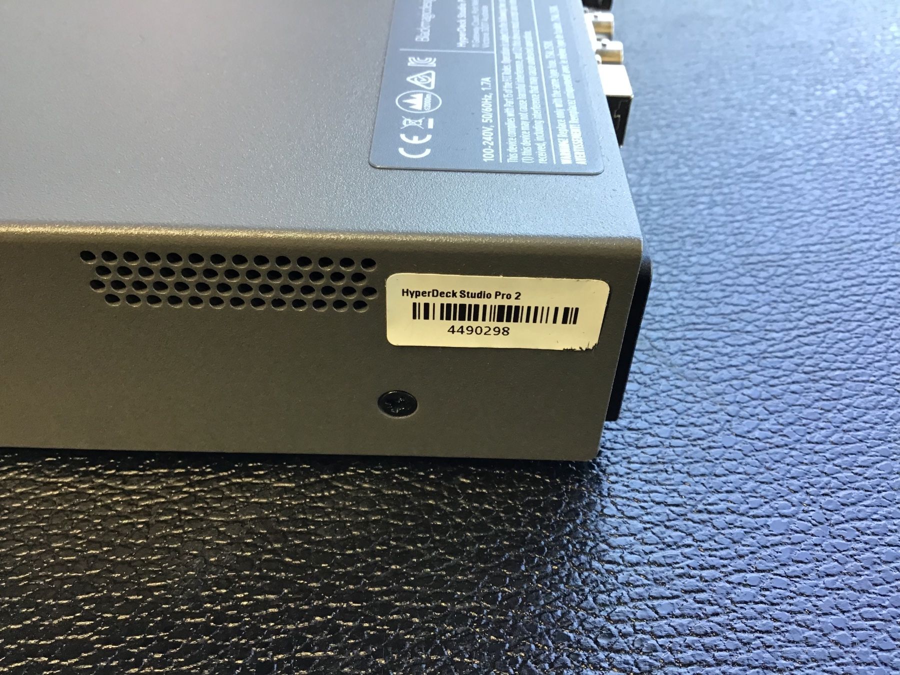 Blackmagic Registratori: Blackmagic Design HyperDeck Studio 4K SSD Recorder (298) – Usato da Leuggern venduto da stagem 3