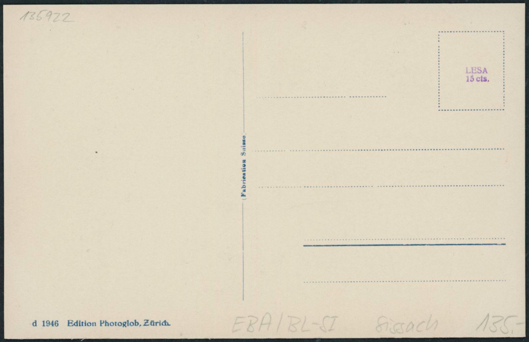 Ansichtskarten: BL Sissach - Bahnhof - Bahn – Neu (gemäss Beschreibung) aus Schindellegi von leecollect 1