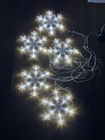 ❄️❄️❄️ Schneeflocken Lichterkette - Winterzauber! ❄️❄️❄️