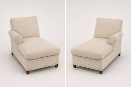 Méridienne Flexform | gauche & droite | tissu beige