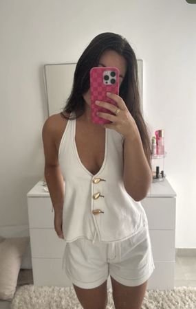 Damen Top weiss Grösse S