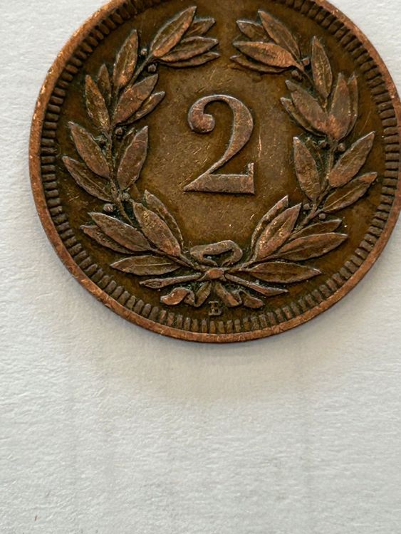Tutti le monete: 1 mal 2 Rappen 1900 – Usato da herisau venduto da hb_gold