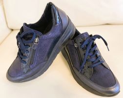 LONGO bequem navy Walder Schuh super Sohle für Einlage 39