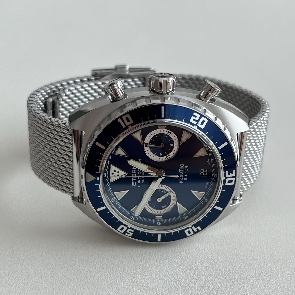 Eterna Orologi: Eterna Kontiki Super Chronograph – Usato da Winterthur venduto da LaBodega 4