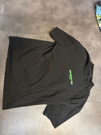 Schwarzes T-Shirt mit Aufdruck, Grösse M