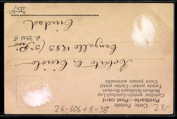 Cartes postales: Handgemalt: Maler vor einer Leinwand im  – D'occasion à Berlin par bartko-reher 1