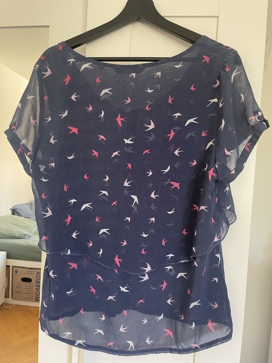 Blusen: Bluse mit Vogeldruck Gr 40 – Neu (gemäss Beschreibung) aus Zürich von eri_n7p5 1