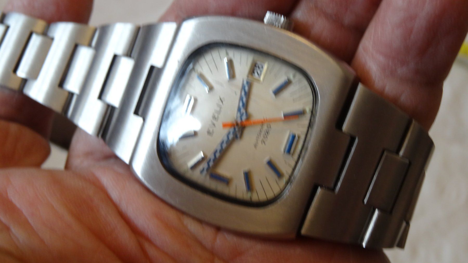 Orologi: EVELIX HERREN UHR.AUTOMATIC.DATE.LÄÜFT--35X36MM – Usato da zürich venduto da ahmad01 8
