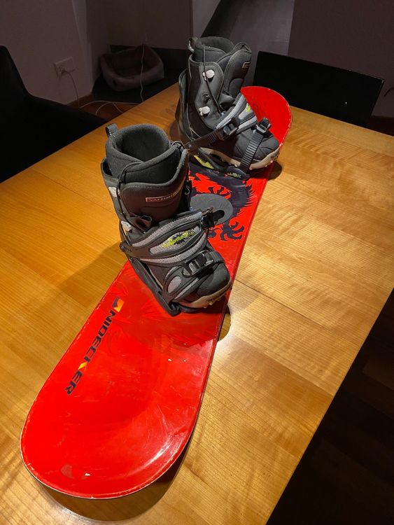 Snowboard mit Bindung und Schuhe für Kind Kaufen auf Ricardo