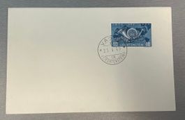 Liechtenstein adressloser FDC Brief 1949 mit Nr. 227