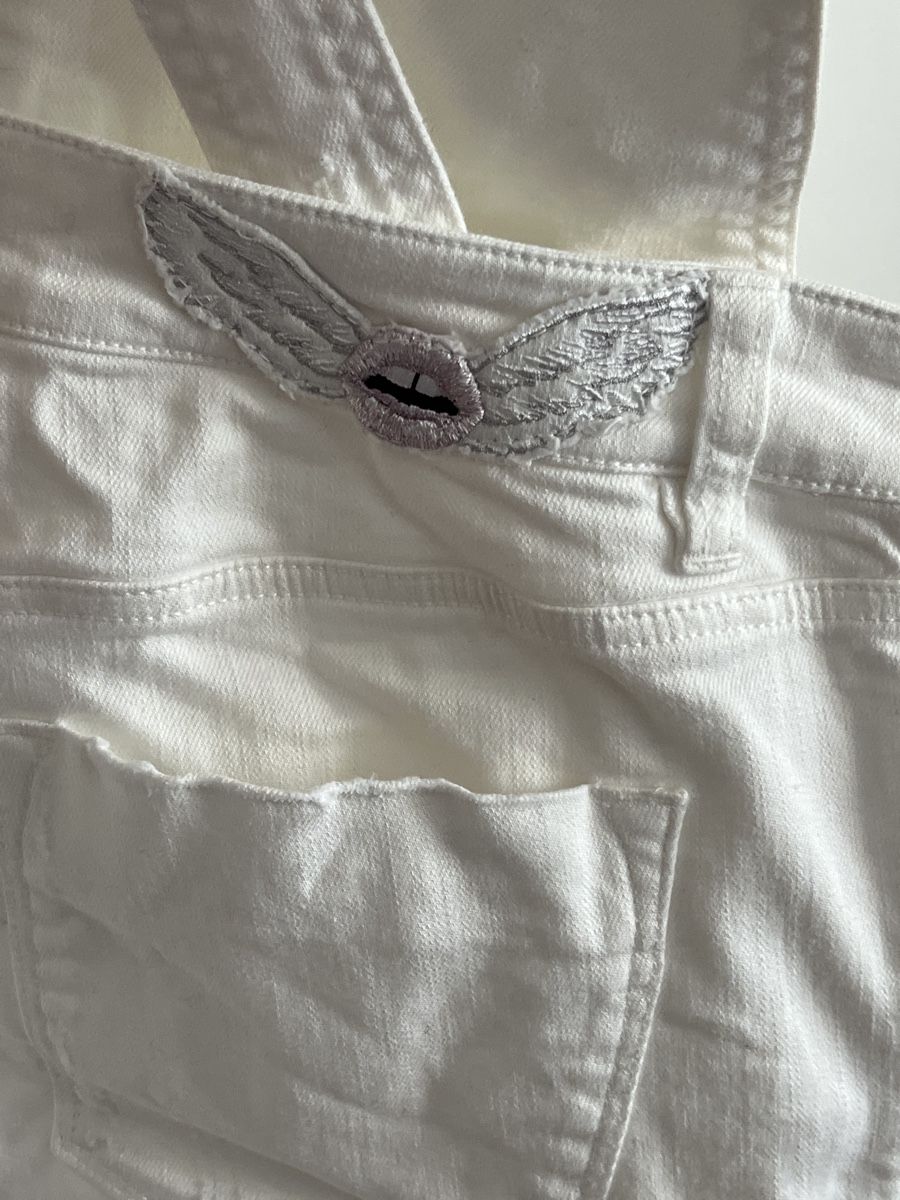 Tute: Salopette blanche Miss Sixty avec perles Taille M – Usato da Renens VD venduto da sar_bwz5 4