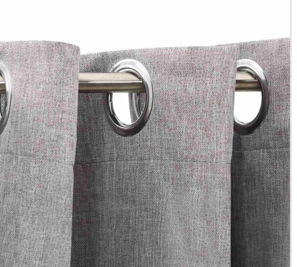 Vidaxl Vorhänge: Vorhänge grau mit Ösen 2 Stk. neu! 140 x 225 cm! – Neu und originalverpackt aus Merlischachen von Burni2309 2