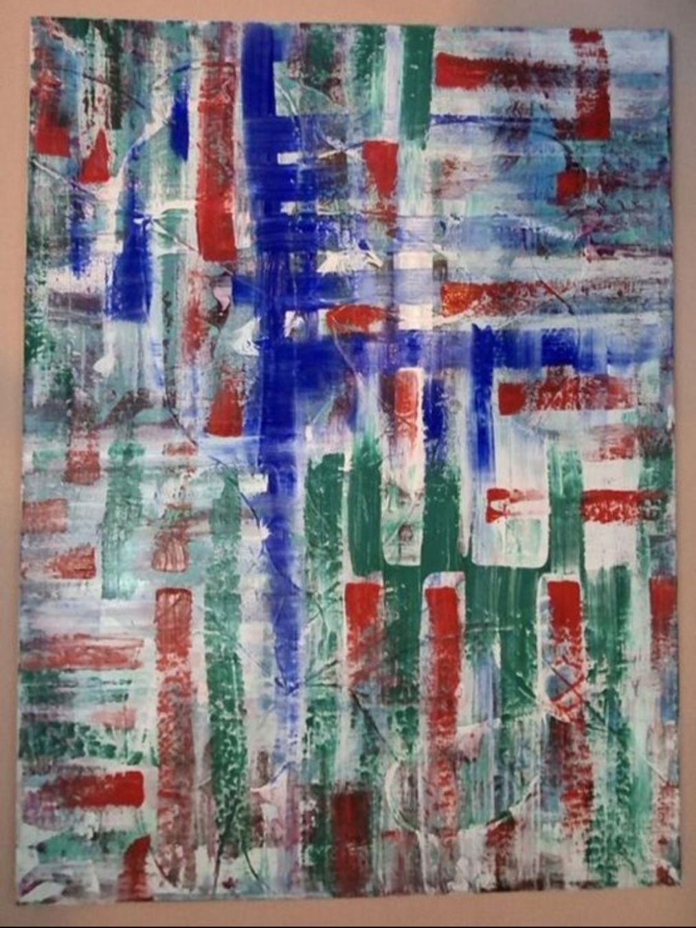 Tableaux: Gemälde Farbmosaik handmade 60×80 – Neuf (Voir description) à Riehen par Steinbock1970 2
