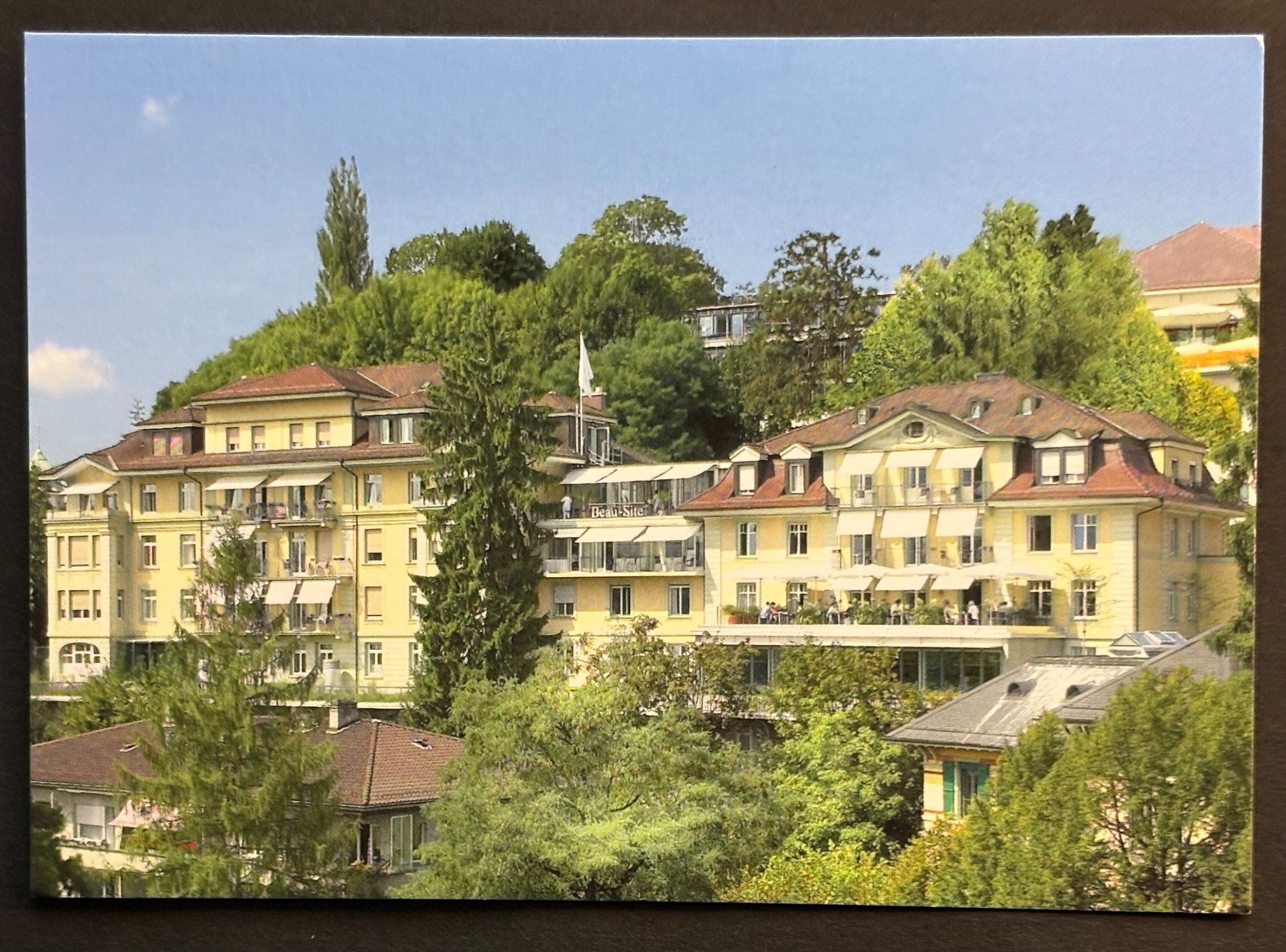 Cartoline postali: ANSICHTSKARTE KLINIK BEAU-SITE BERN – Usato da Ostermundigen venduto da crazy-horse-1840