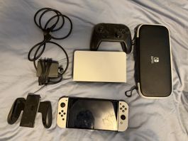 Nintendo Switch OLED mit Pro Controller