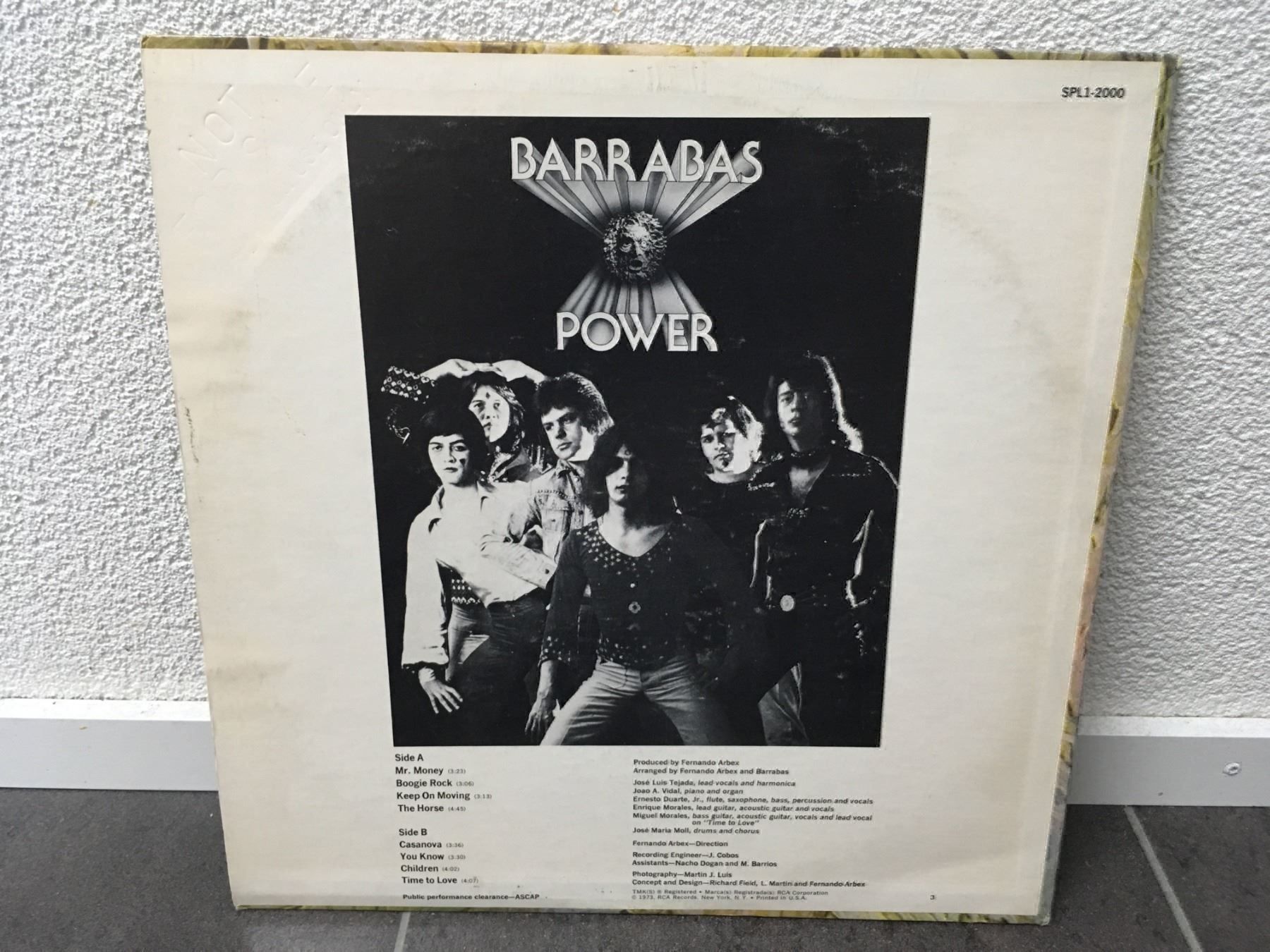 Schallplatten: Barrabas - Power – Gebraucht aus Uster von mojorisin01 1