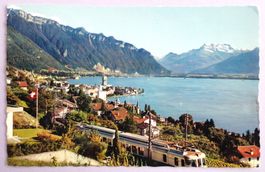 Montreux - Le "MOB" et les Dents du Midi