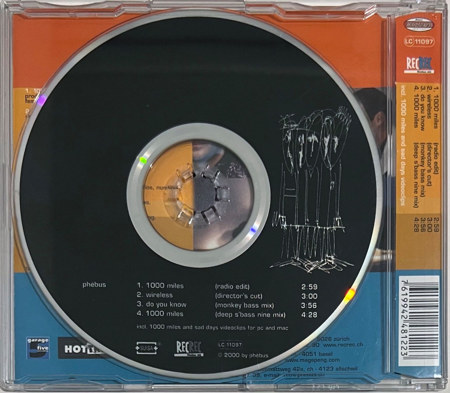 CD: Phébus – 1000 Miles – Usato da Martigny venduto da jereq 1