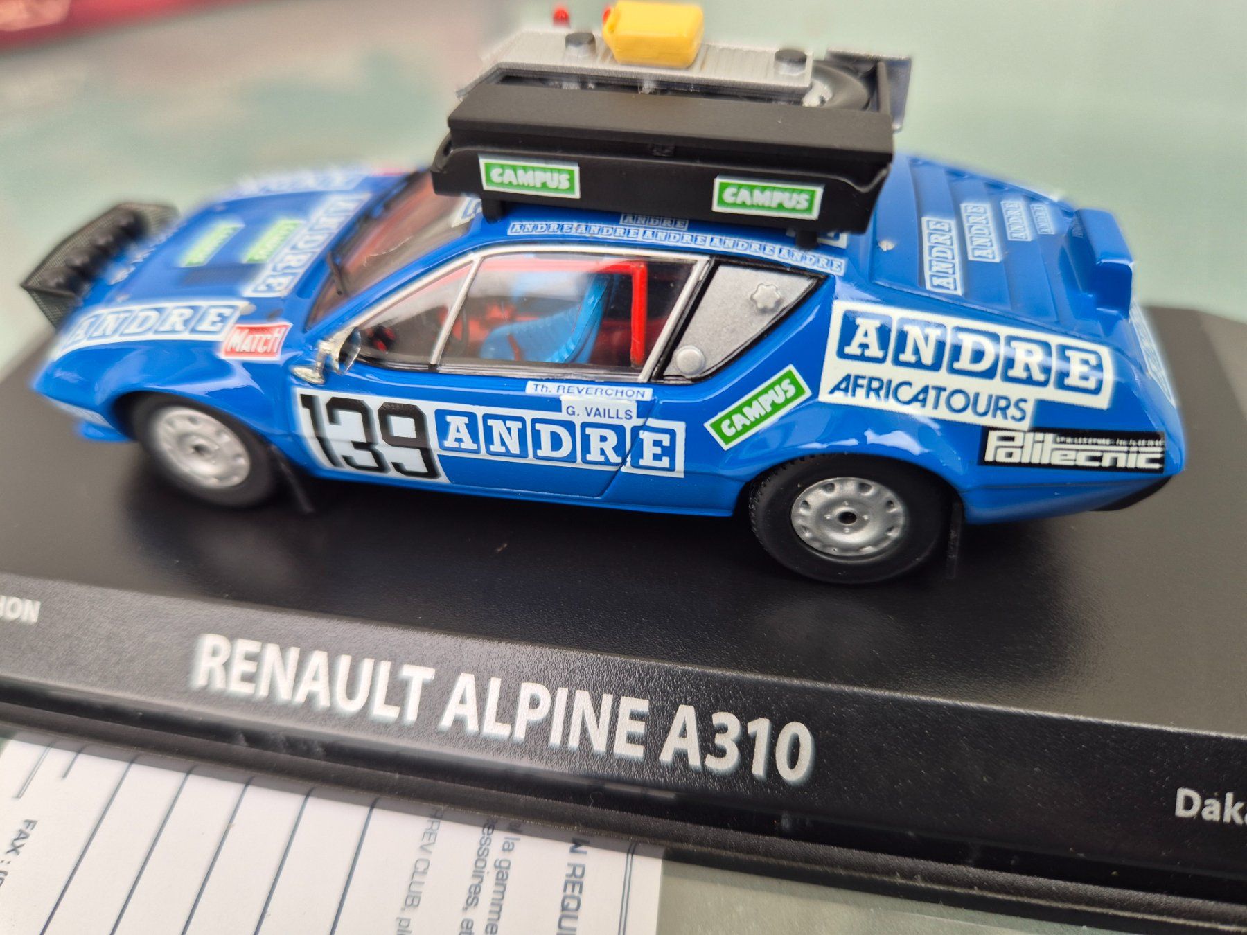 Alpine Modellini d'auto: Alpine A310 Paris - Dakar. 1:43. – Nuovo (secondo la descrizione) da Oberbuchsiten venduto da laffite54 4