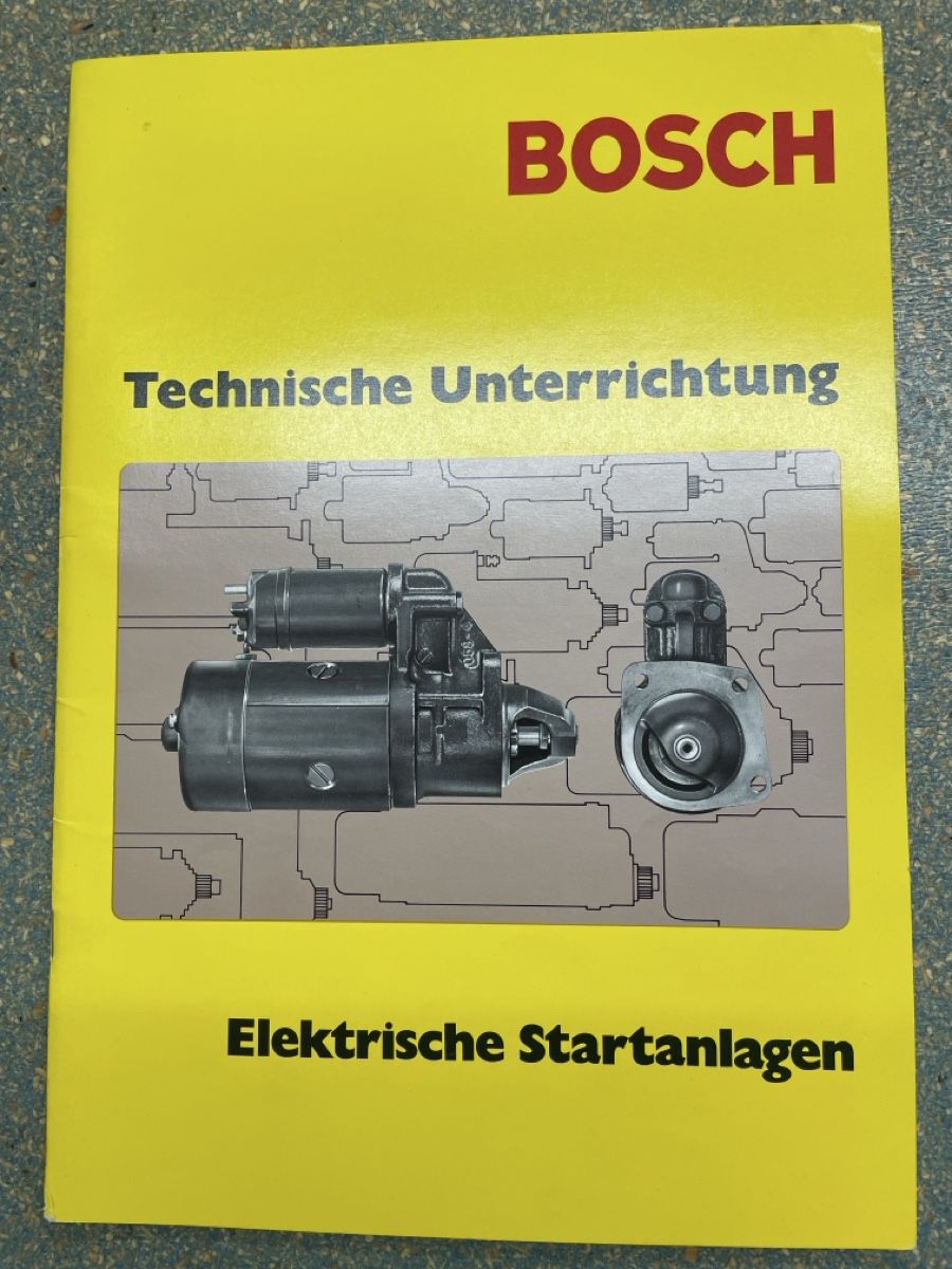 Bosch Documenti: Bosch Technische Unterrichtung – Usato da Möhlin venduto da Rotor117 8