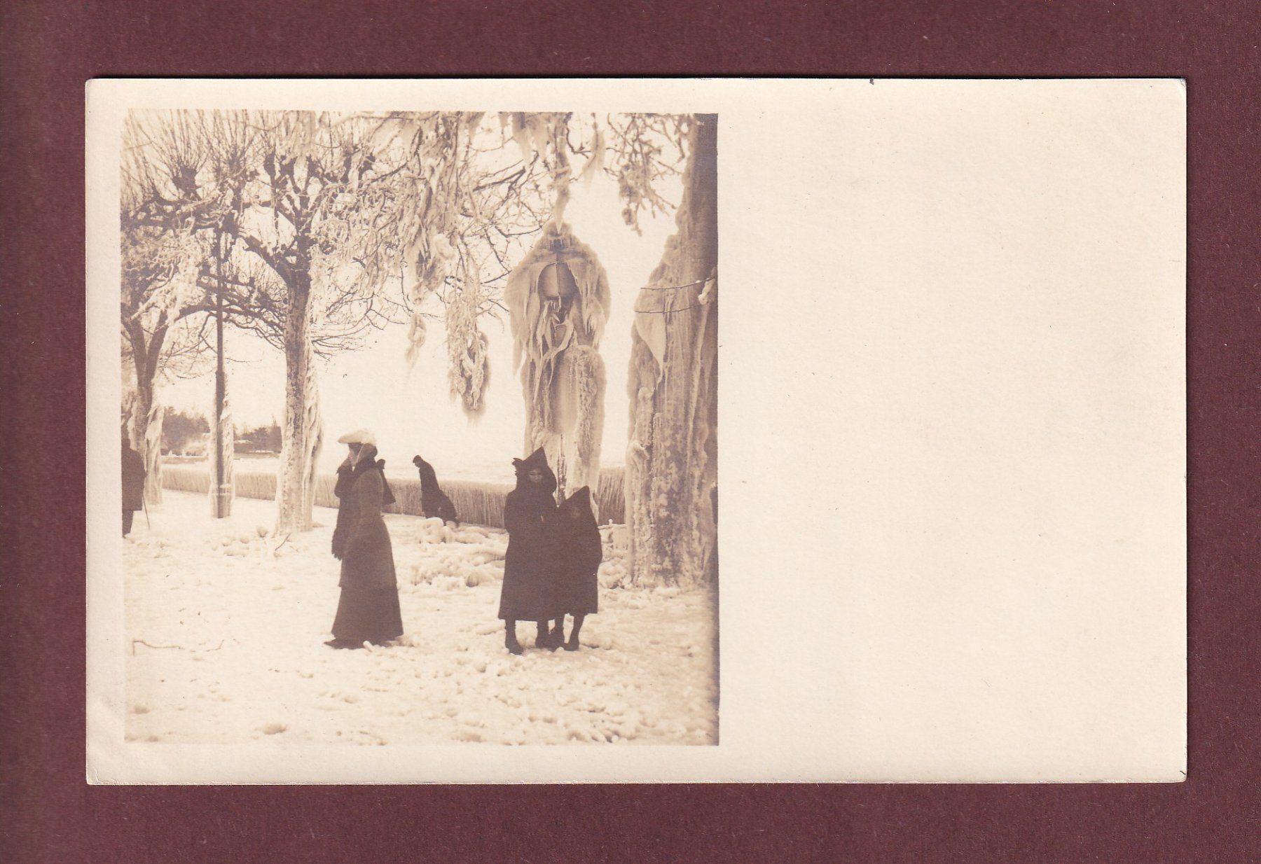 Cartoline postali: Photo - BISE GLACIALE - Bords du Léman – Usato da Pully venduto da nicecards