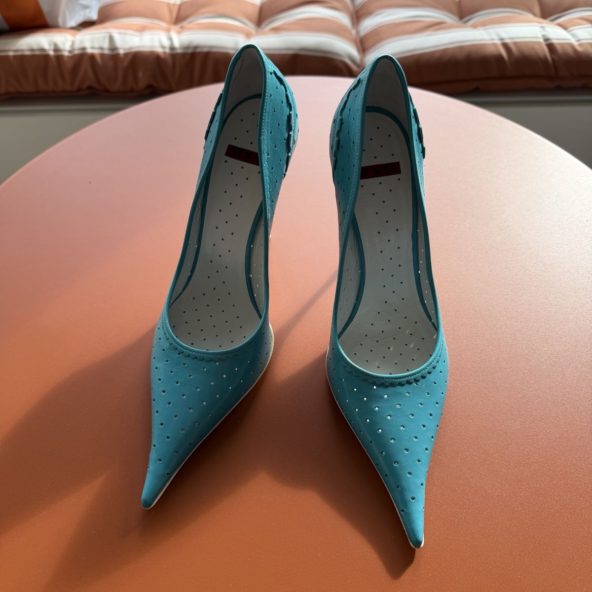 Scarpe da donna: Damen Pumps, Leder hellblau Grösse 38 neu – Nuovo (secondo la descrizione) da Zürich venduto da ana.vla 6