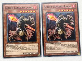 Yu-Gi-Oh! 2x Señor Lancero Laval - Seltene Karte