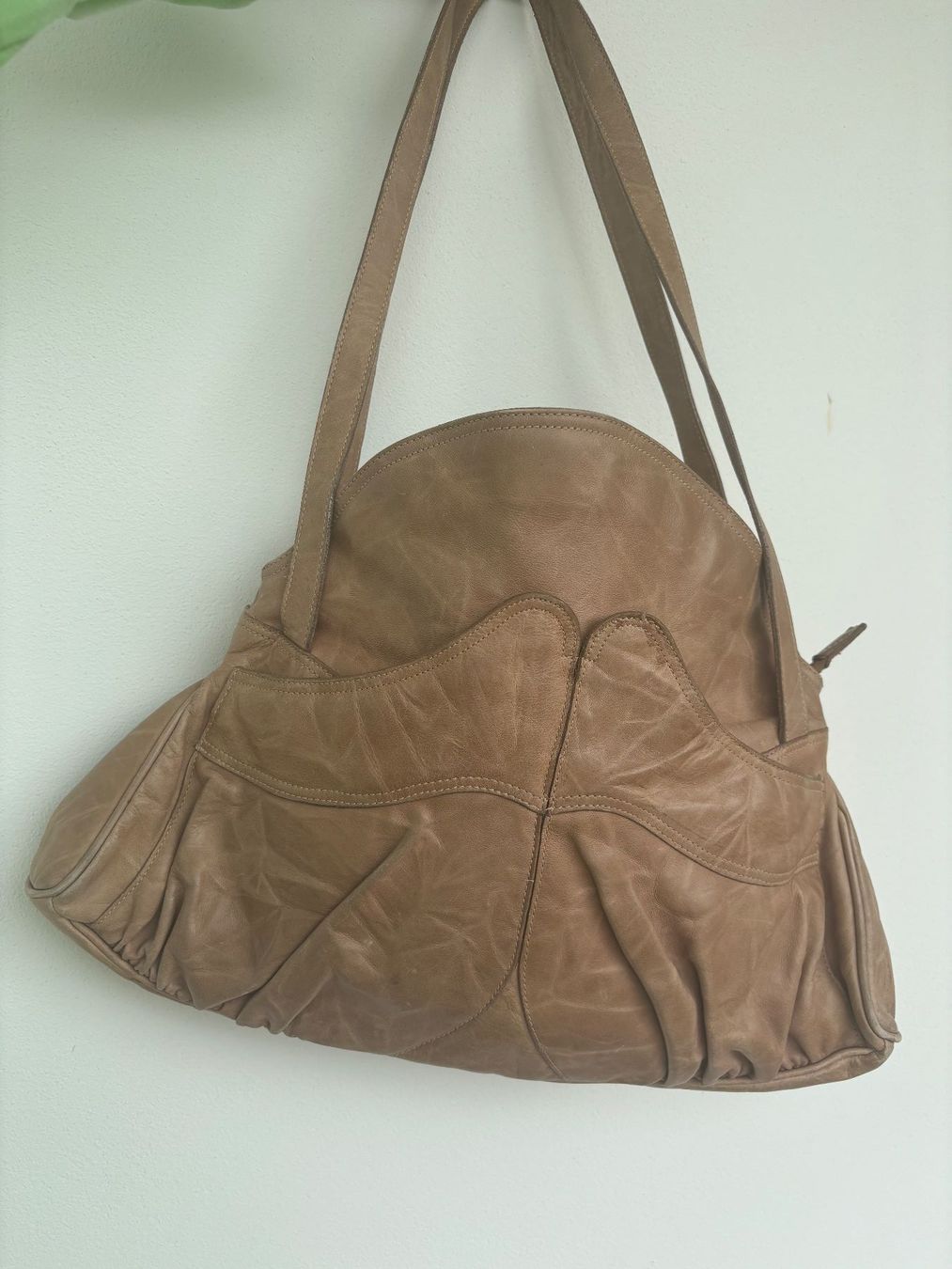 H&M Borse da donna: H&M TREND grau-beige Ledertasche – Usato da Zürich venduto da missmodernage 2